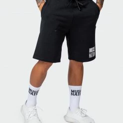 Muscle Nation Mens Unwind Shorts - Black
