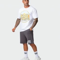 Top 10 ❤️ Muscle Nation Mens Unwind Shorts - Charcoal ⭐ 21 Muscle Nation Mens Unwind Shorts - Charcoal