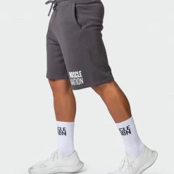 Top 10 ❤️ Muscle Nation Mens Unwind Shorts - Charcoal ⭐ 15 Muscle Nation Mens Unwind Shorts - Charcoal