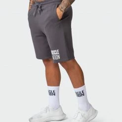 Top 10 ❤️ Muscle Nation Mens Unwind Shorts - Charcoal ⭐ 19 Muscle Nation Mens Unwind Shorts - Charcoal