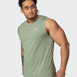 Muscle Nation Ventilation Tank - Sage Green