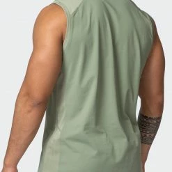 Muscle Nation Ventilation Tank - Sage Green