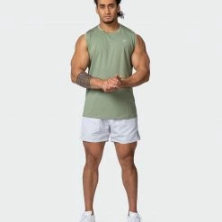 Muscle Nation Ventilation Tank - Sage Green
