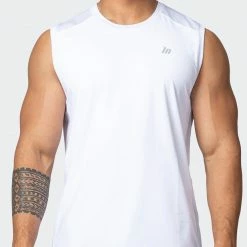 Muscle Nation Ventilation Tank - White