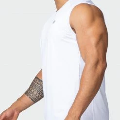 Muscle Nation Ventilation Tank - White