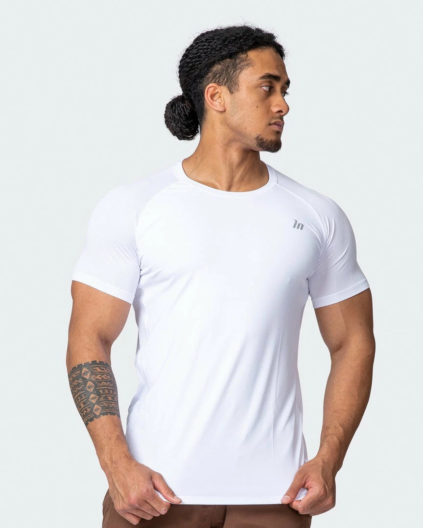Top 10 🤩 Muscle Nation Ventilation Tee - White In The Limelight ✨ 3 Muscle Nation Ventilation Tee - White In The Limelight