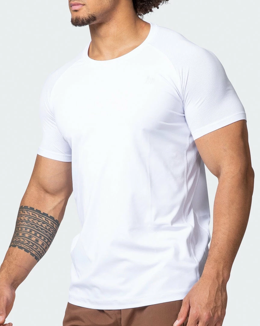 Top 10 🤩 Muscle Nation Ventilation Tee - White In The Limelight ✨ 5 Muscle Nation Ventilation Tee - White In The Limelight