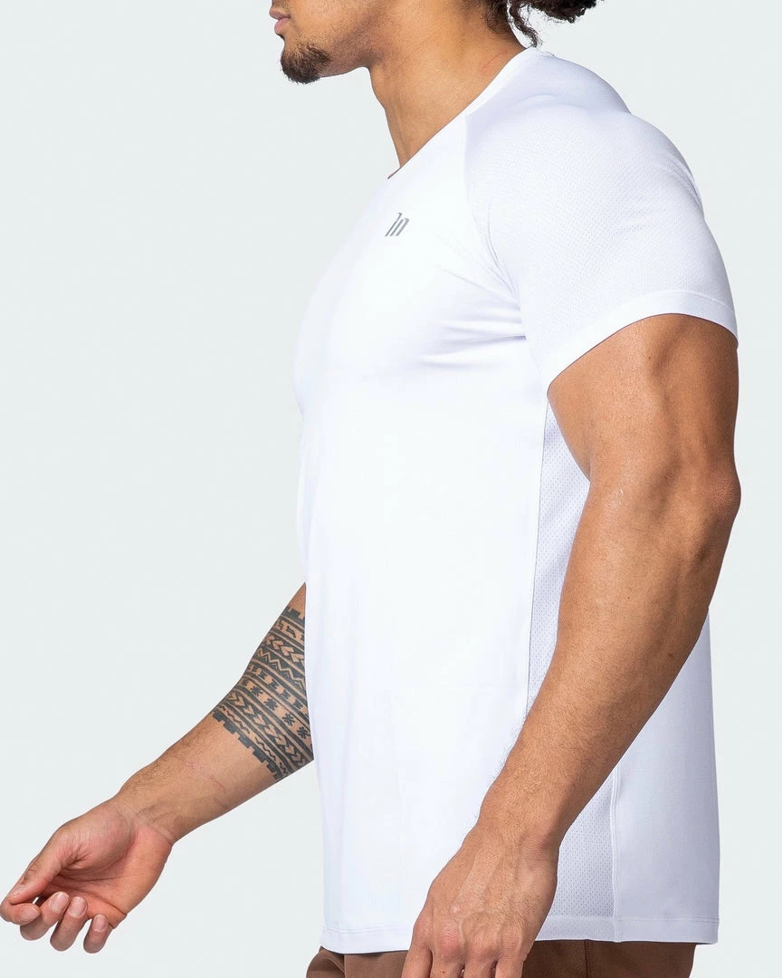 Top 10 🤩 Muscle Nation Ventilation Tee - White In The Limelight ✨ 6 Muscle Nation Ventilation Tee - White In The Limelight