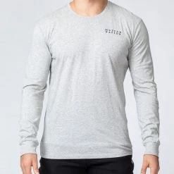 Muscle Nation Winter Vintage Long Sleeve - Cosmic Washed Light Grey