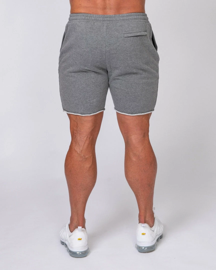 New 💯 Muscle Nation Vintage Shorts - Charcoal 🛒 4 Muscle Nation Vintage Shorts - Charcoal
