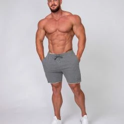 New 💯 Muscle Nation Vintage Shorts - Charcoal 🛒 11 Muscle Nation Vintage Shorts - Charcoal