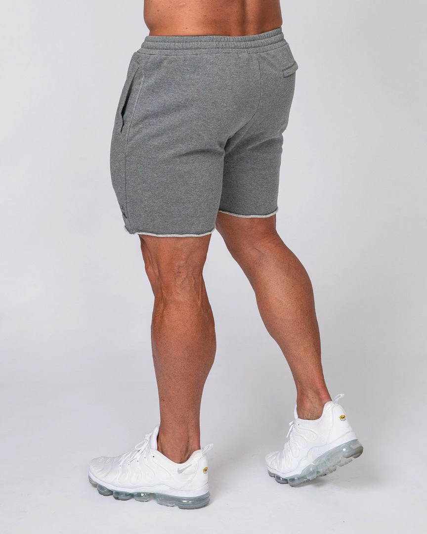 New 💯 Muscle Nation Vintage Shorts - Charcoal 🛒 7 Muscle Nation Vintage Shorts - Charcoal