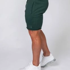 Muscle Nation Mens Vintage Shorts - Emerald Green
