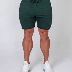 Muscle Nation Mens Vintage Shorts - Emerald Green