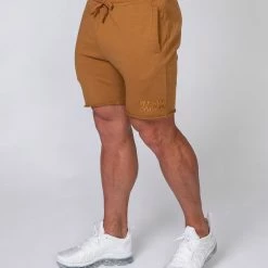 Muscle Nation Vintage Shorts - Latte