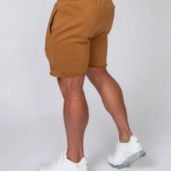 Outlet 😉 Muscle Nation Vintage Shorts - Latte 🛒 10 Muscle Nation Vintage Shorts - Latte