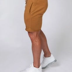 Outlet 😉 Muscle Nation Vintage Shorts - Latte 🛒 11 Muscle Nation Vintage Shorts - Latte