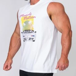 Muscle Nation Mens Vintage Tank - Lambo