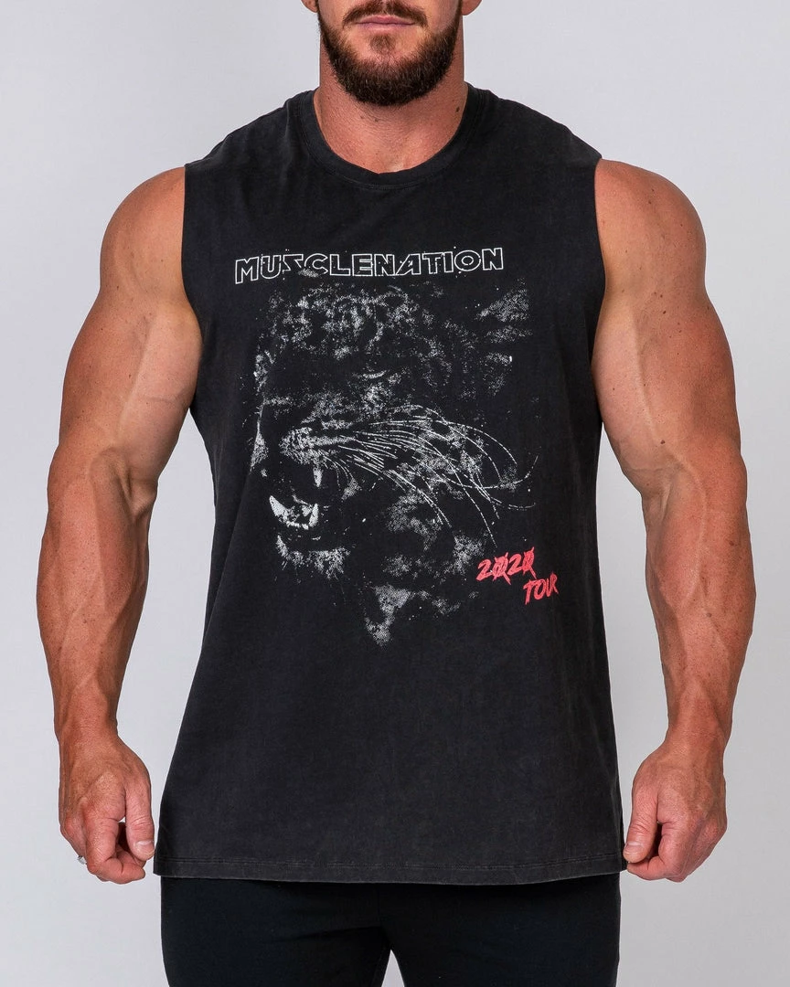Best deal ๐คฉ Muscle Nation Vintage Tank - Leopard ๐ 4 Muscle Nation Vintage Tank - Leopard