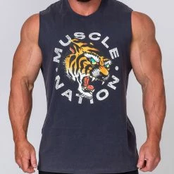 Muscle Nation Vintage Tank - Tiger