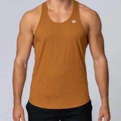 New ✔️ Muscle Nation Y Back Singlet - Latte Mens 🤩 16 Muscle Nation Y Back Singlet - Latte Mens