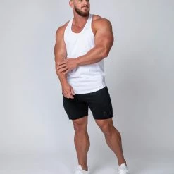 Muscle Nation Y Back Singlet - White