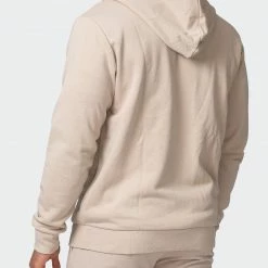 Hot Sale โ Muscle Nation Zip Up Hoodie - Bone ๐ 16 Muscle Nation Zip Up Hoodie - Bone