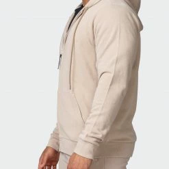 Hot Sale โ Muscle Nation Zip Up Hoodie - Bone ๐ 17 Muscle Nation Zip Up Hoodie - Bone