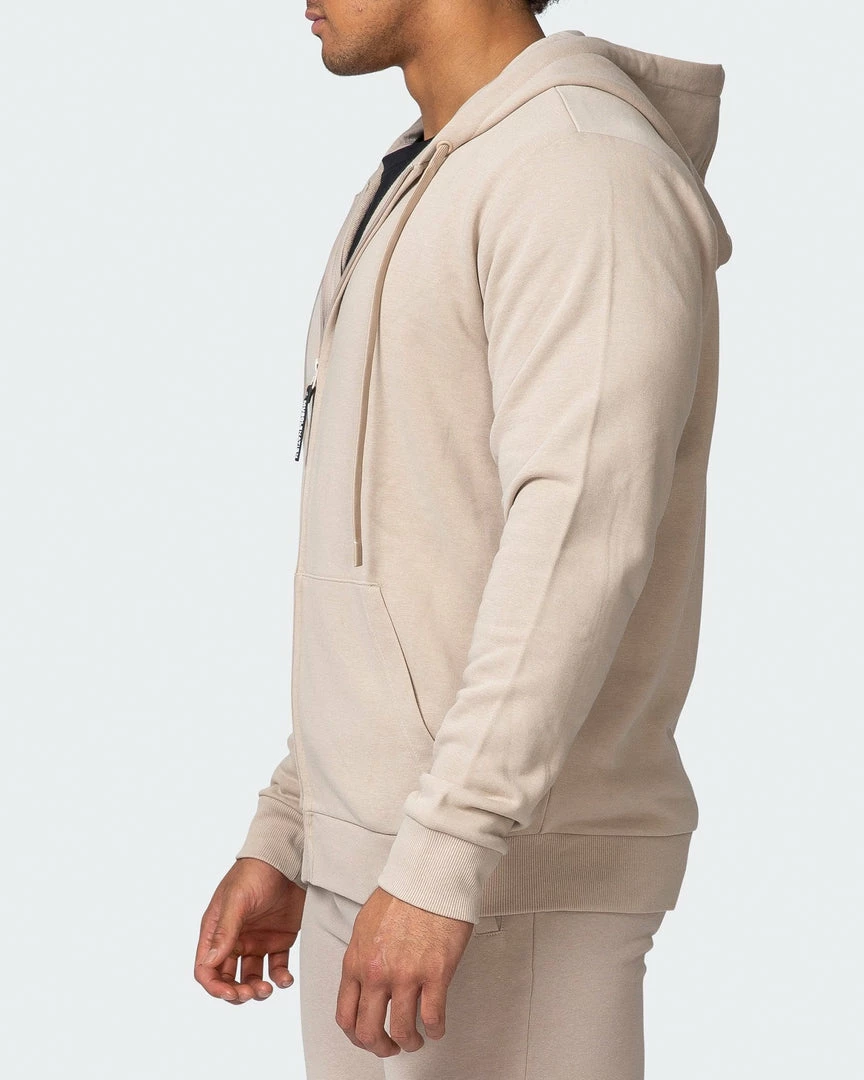 Hot Sale โ Muscle Nation Zip Up Hoodie - Bone ๐ 9 Muscle Nation Zip Up Hoodie - Bone