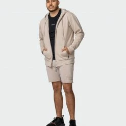 Hot Sale โ Muscle Nation Zip Up Hoodie - Bone ๐ 18 Muscle Nation Zip Up Hoodie - Bone