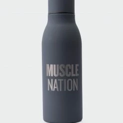 Muscle Nation Womens MN 600ml Cold Bottle - Charcoal