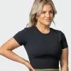 Muscle Nation MN Everyday Cropped Tee - Black