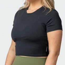 Muscle Nation MN Everyday Cropped Tee - Black