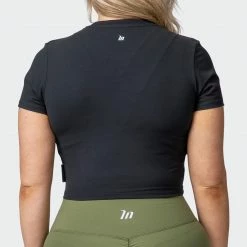 Muscle Nation MN Everyday Cropped Tee - Black