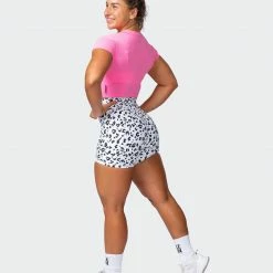 Muscle Nation MN Everyday Cropped Tee - Shocking Pink