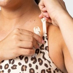 Muscle Nation MN Everyday Maternity Bra - Cheetah Print