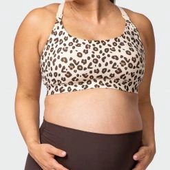 Muscle Nation MN Everyday Maternity Bra - Cheetah Print