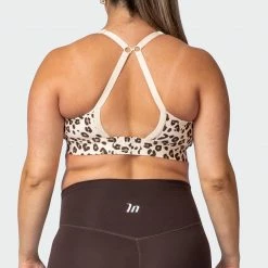 Muscle Nation MN Everyday Maternity Bra - Cheetah Print