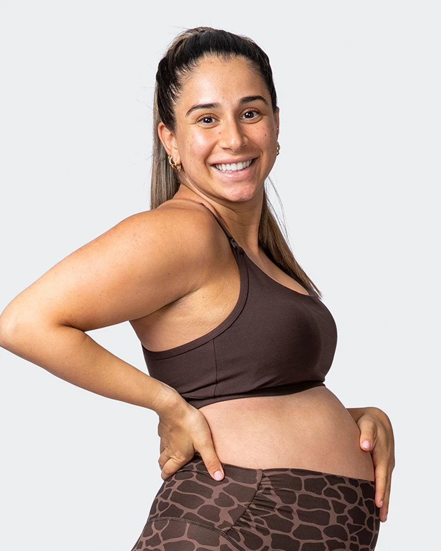 Deals ❤️ Muscle Nation 30% EOFY SALE MN Everyday Maternity Bra - Cocoa ⭐ 3 Muscle Nation 30% EOFY SALE MN Everyday Maternity Bra - Cocoa