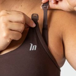 Muscle Nation 30% EOFY SALE MN Everyday Maternity Bra - Cocoa