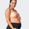 Muscle Nation 30% EOFY SALE MN Everyday Maternity Bra - Paradise Giraffe Print