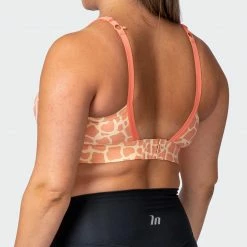 Muscle Nation 30% EOFY SALE MN Everyday Maternity Bra - Paradise Giraffe Print