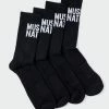 Coupon ✨ Muscle Nation 30% EOFY SALE MN Unisex Crew 🧦 Socks 2 Pack - Black 👍 2 Muscle Nation 30% EOFY SALE MN Unisex Crew Socks 2 Pack - Black