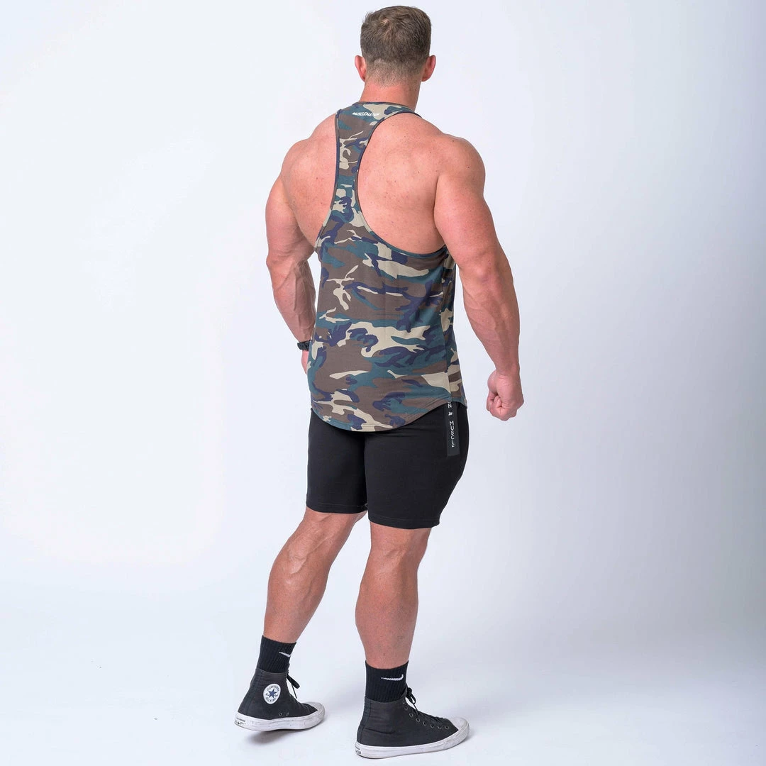 Hot Sale ๐งจ Muscle Nation Mens MN Y Back Singlet - Camo ๐ 3 Muscle Nation Mens MN Y Back Singlet - Camo