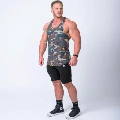 Hot Sale ๐งจ Muscle Nation Mens MN Y Back Singlet - Camo ๐ 11 Muscle Nation Mens MN Y Back Singlet - Camo