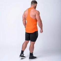 Muscle Nation MN Y Back Singlet - Orange Mens