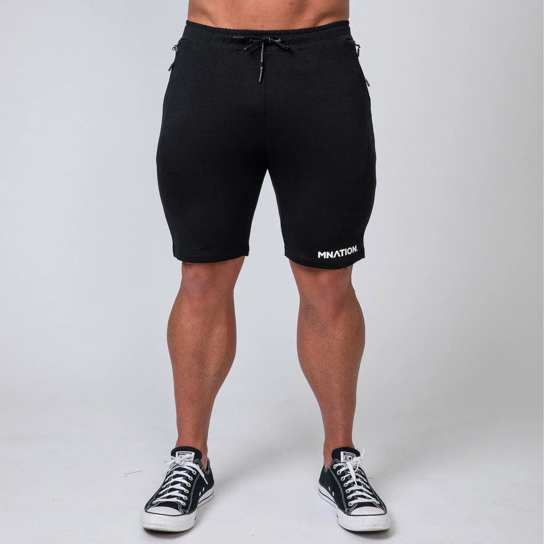 Deals ๐ฅ Muscle Nation MNation Tapered Fit Shorts - Black 30% EOFY SALE ๐คฉ 3 Muscle Nation MNation Tapered Fit Shorts - Black 30% EOFY SALE