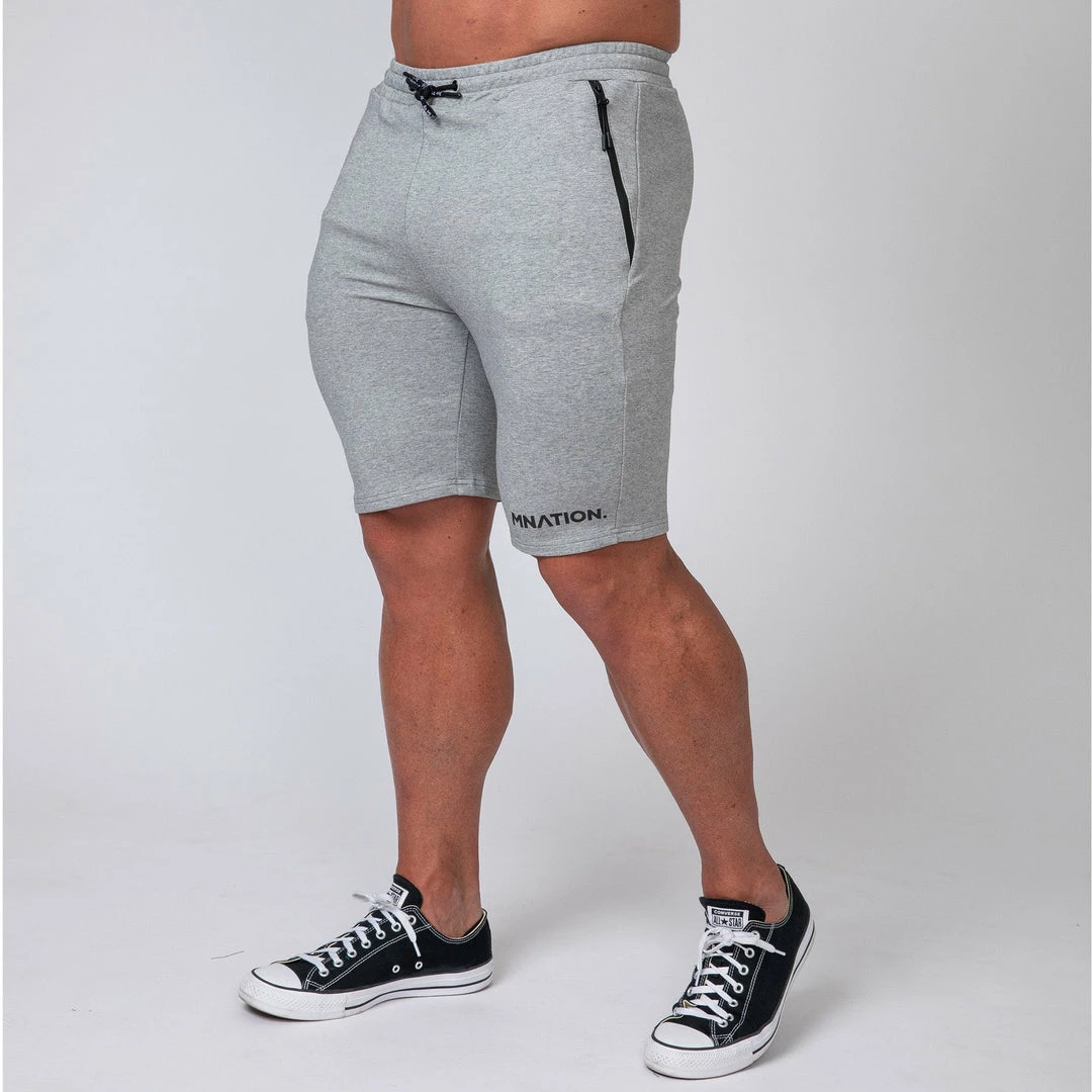 Wholesale 😀 Muscle Nation MNation Tapered Fit Shorts - Grey 30% EOFY SALE 👍 3 Muscle Nation MNation Tapered Fit Shorts - Grey 30% EOFY SALE