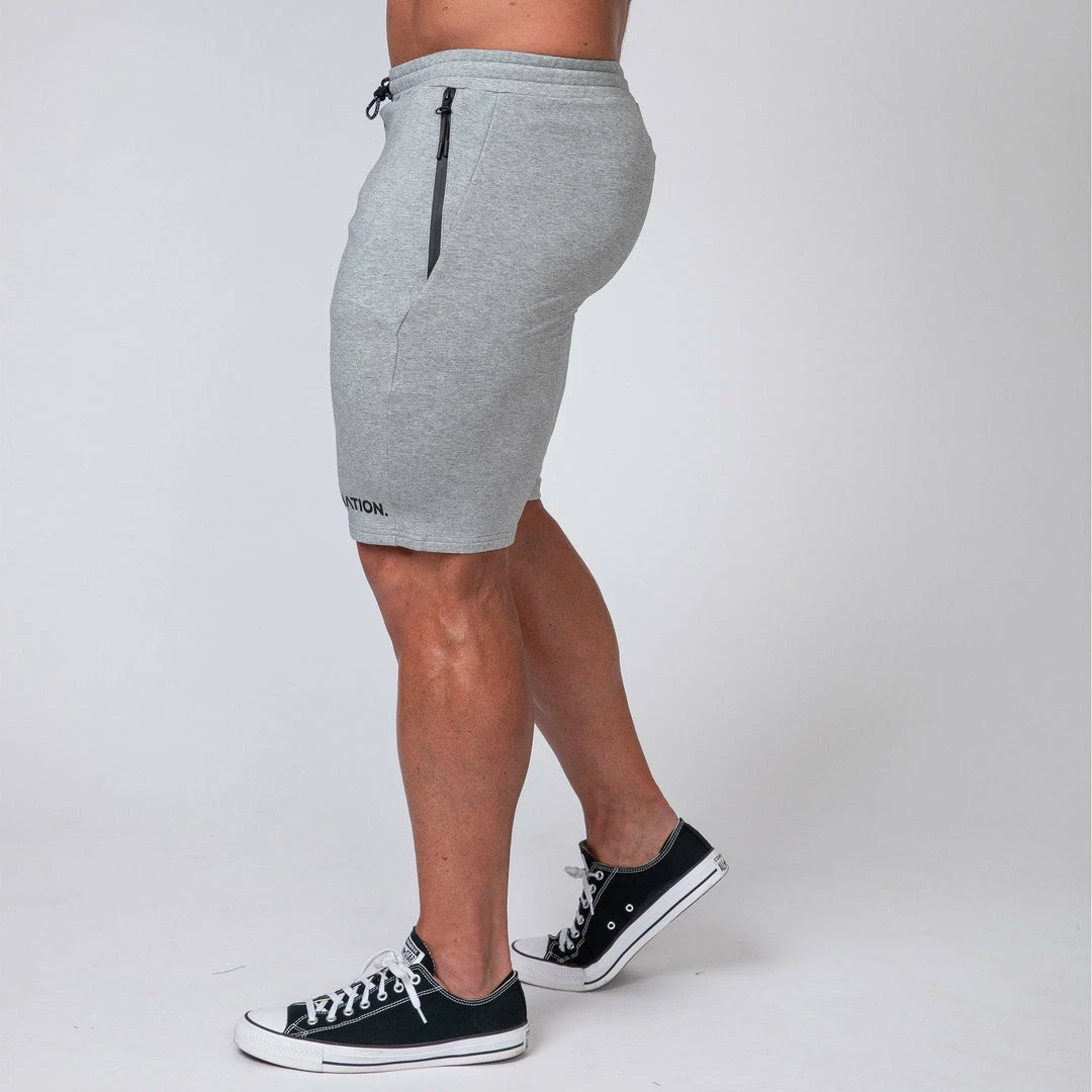 Wholesale 😀 Muscle Nation MNation Tapered Fit Shorts - Grey 30% EOFY SALE 👍 8 Muscle Nation MNation Tapered Fit Shorts - Grey 30% EOFY SALE
