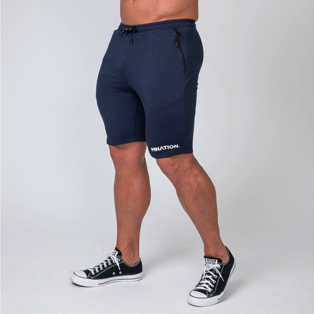 Hot Sale โญ Muscle Nation 30% EOFY SALE MNation Tapered Fit Shorts - Navy ๐ 3 Muscle Nation 30% EOFY SALE MNation Tapered Fit Shorts - Navy